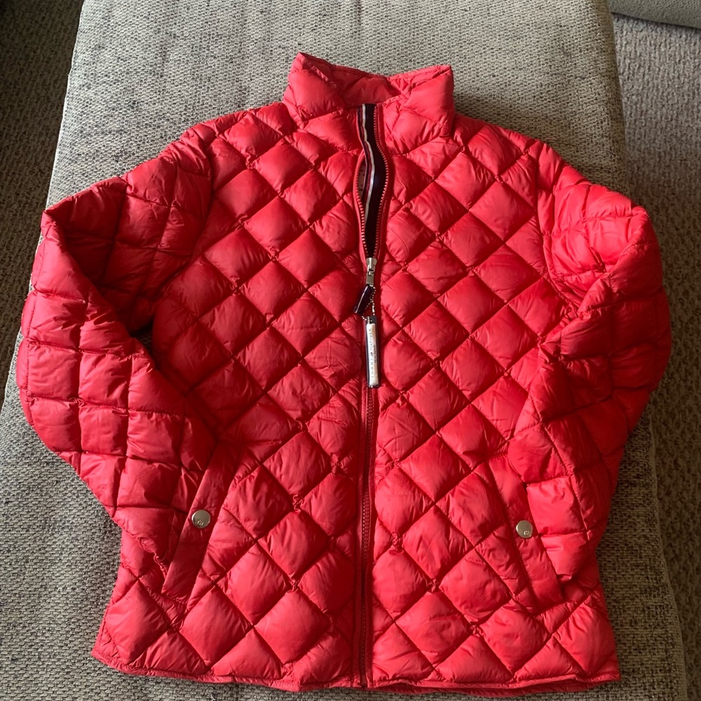 Tommy Hilfiger Red Quilted Jacket